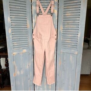 Hatch Maternity The Twill Overall in Blush Pink Sz 1, S (4-6)